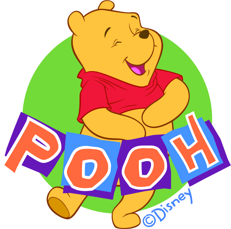 Disney Pooh Logo 29 iron on paper